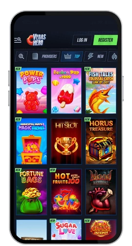 VegasHero Casino application